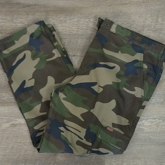 Stanley Pants Stanley Mens Camo Fleece Lined Cargo Pant 42x3 Poshmark